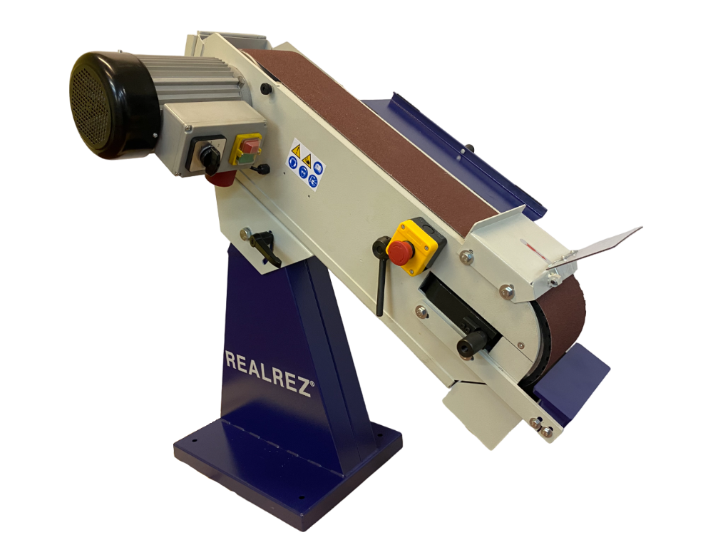 Ленточный шлифовальный станок REALREZ B1-S6D (400V)
