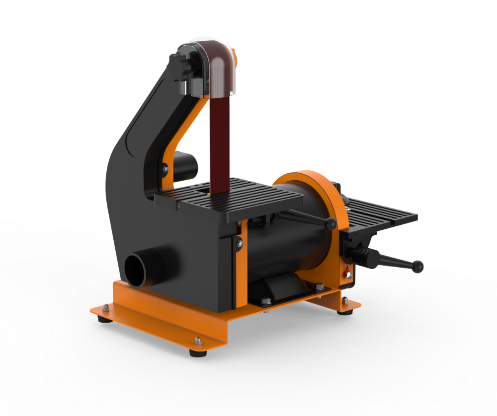 Ленточно-дисковый шлифовальный станок REALREZ RBD2 25/125, 250W
