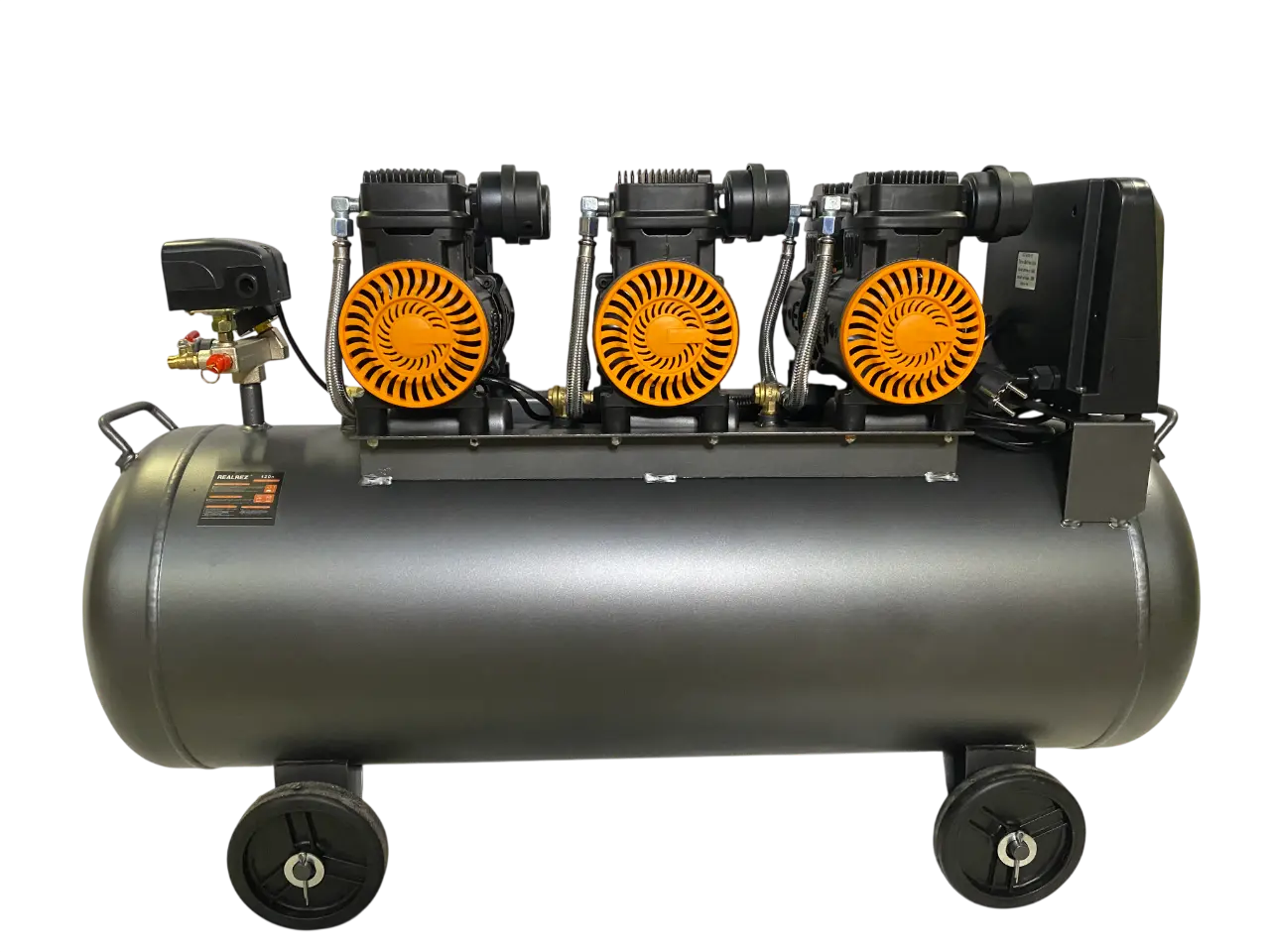 Безмаслянный компрессор REALREZ TR-200