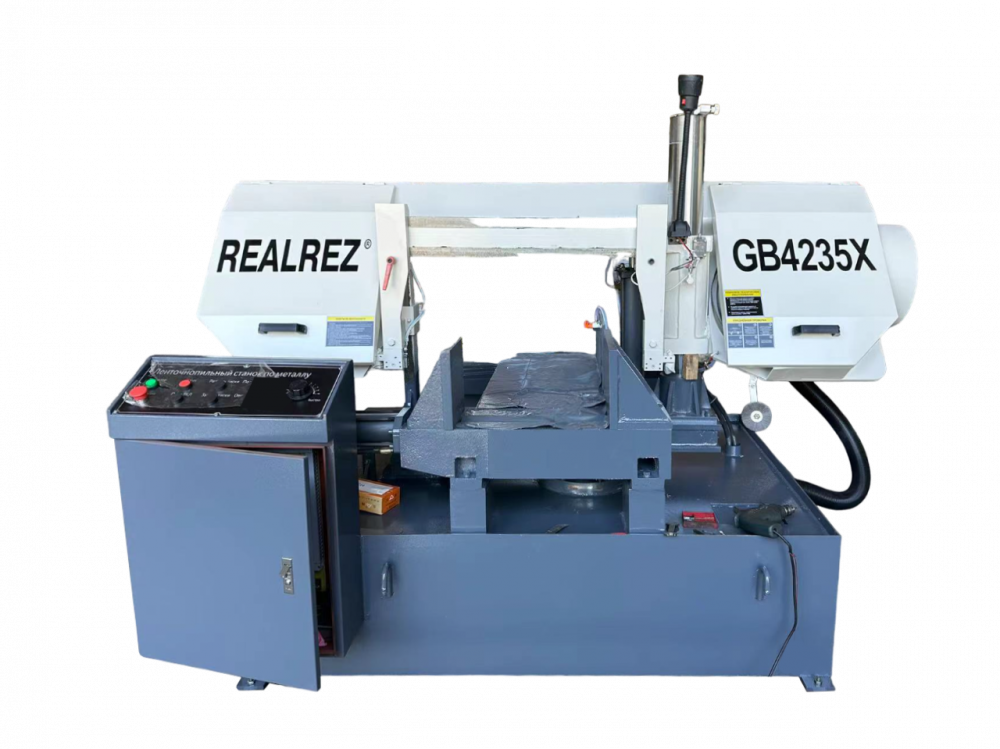 Станок ленточнопильный полуавтоматический REALREZ GB4235X