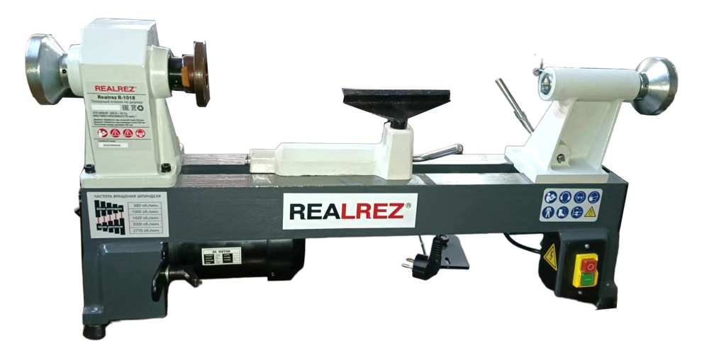 Токарный станок REALREZ R-1018 370 W