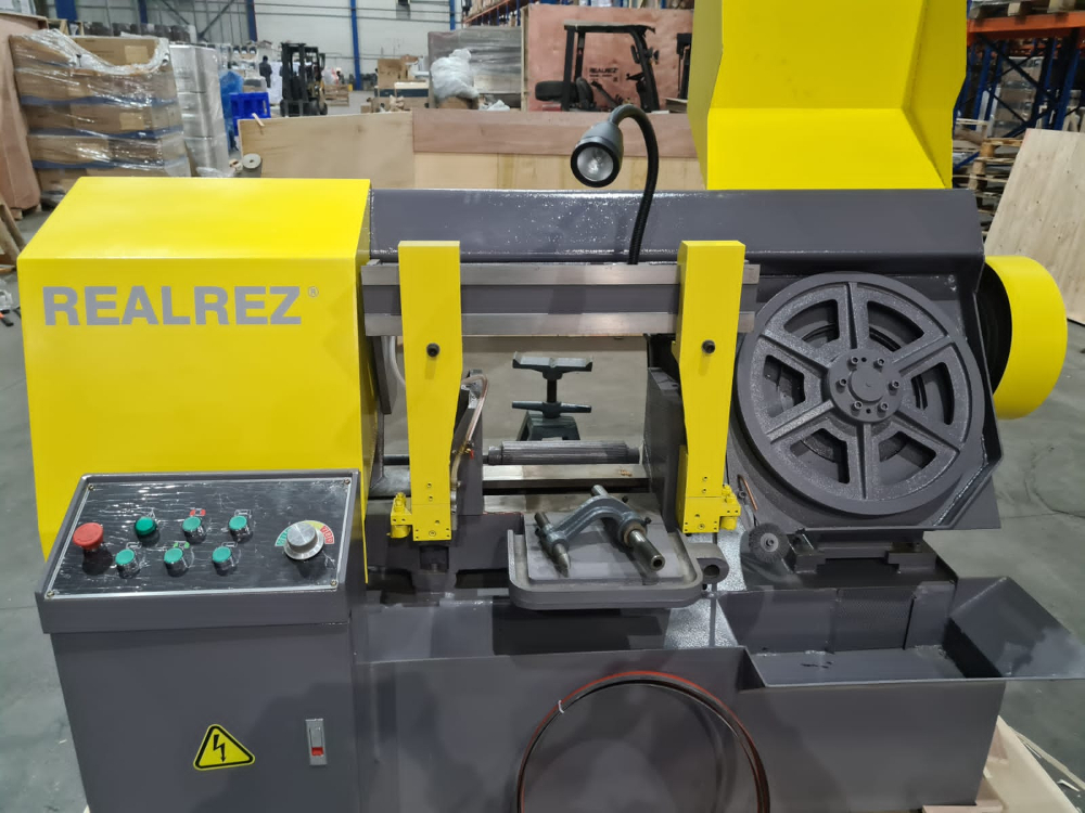 СТАНОК ЛЕНТОЧНОПИЛЬНЫЙ ПОЛУАВТОМАТИЧЕСКИЙ REALREZ GB4038