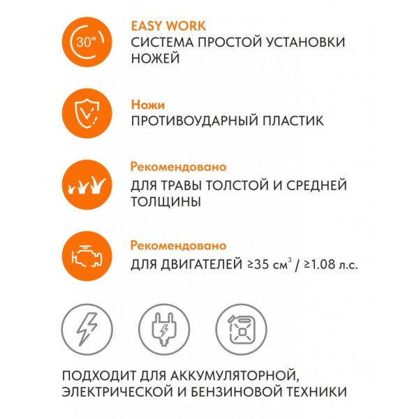 Косильная головка VILLARTEC P-Cut 3