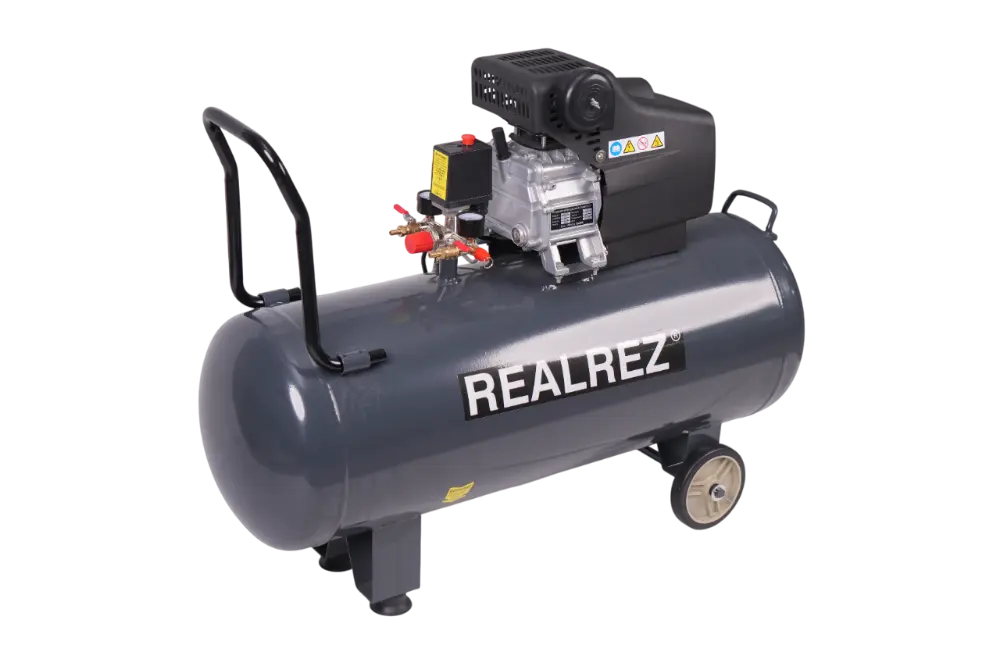 Масляный компрессор REALREZ RBM-100