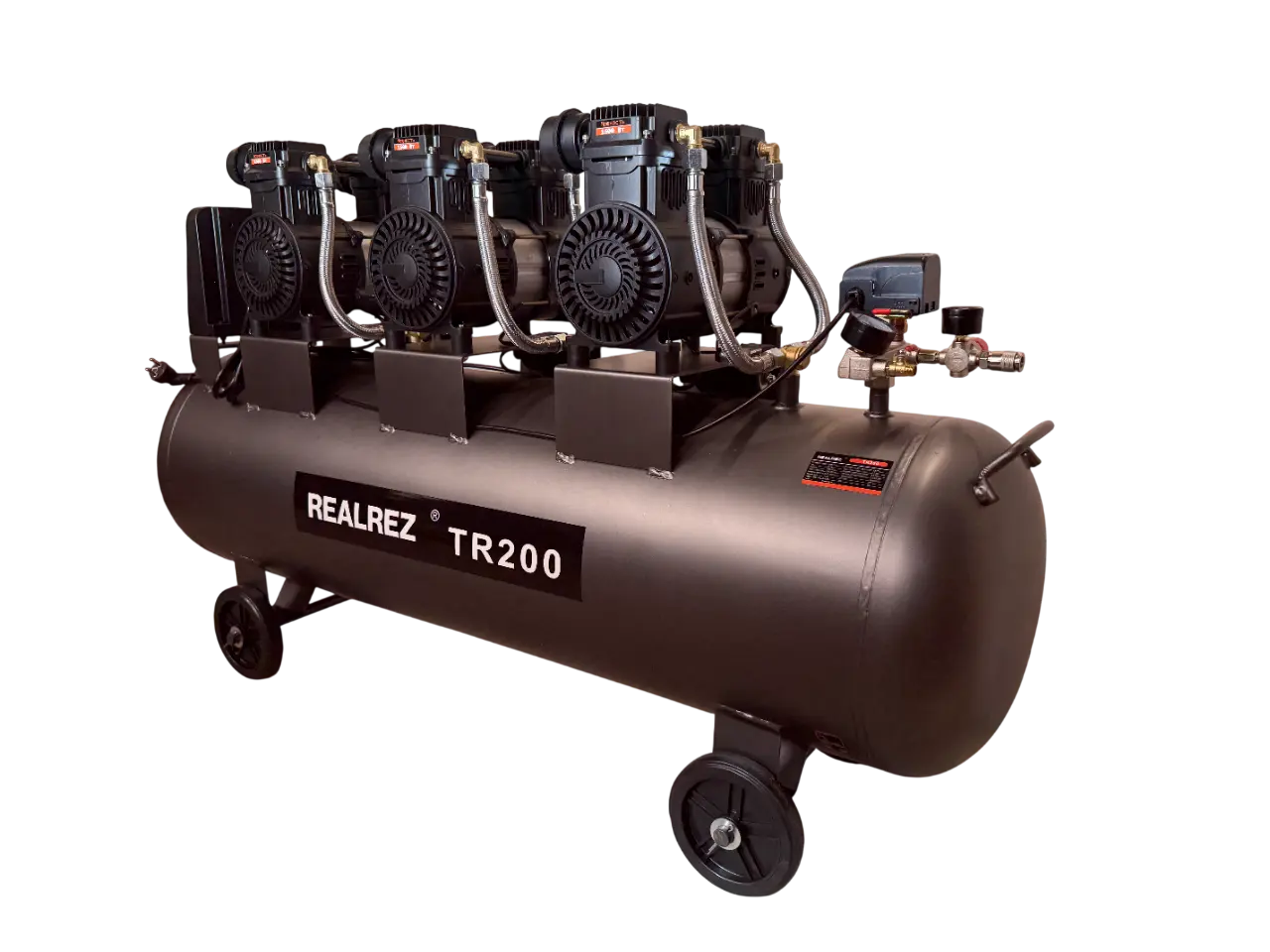 Безмасляный компрессор REALREZ TR-200