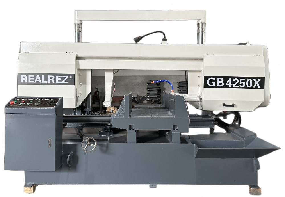 СТАНОК ЛЕНТОЧНОПИЛЬНЫЙ ПОЛУАВТОМАТИЧЕСКИЙ REALREZ GB4250X