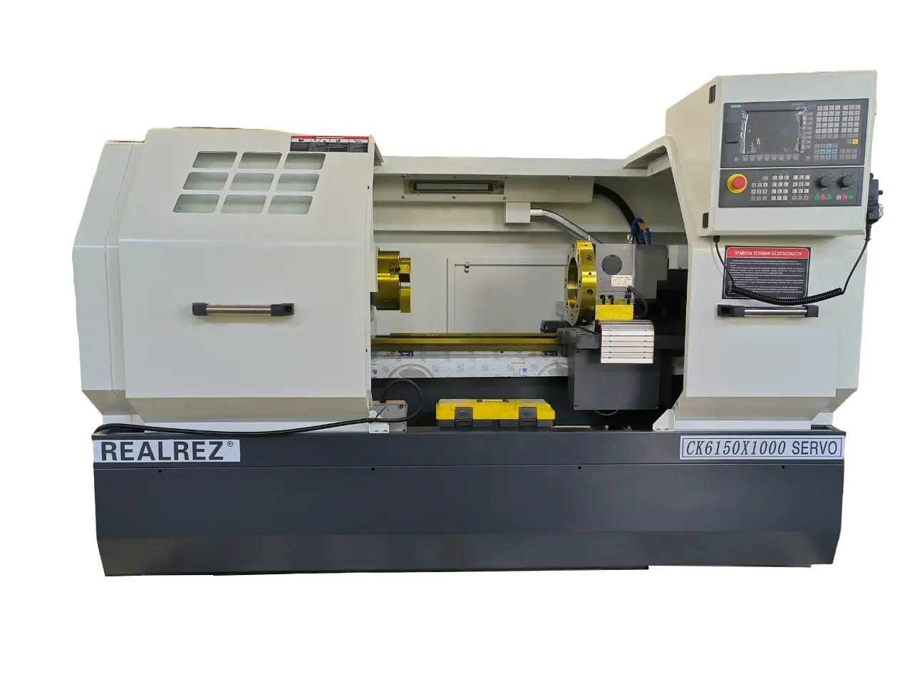 Токарный станок с ЧПУ REALREZ CK 6150х1000 SERVO + VDI