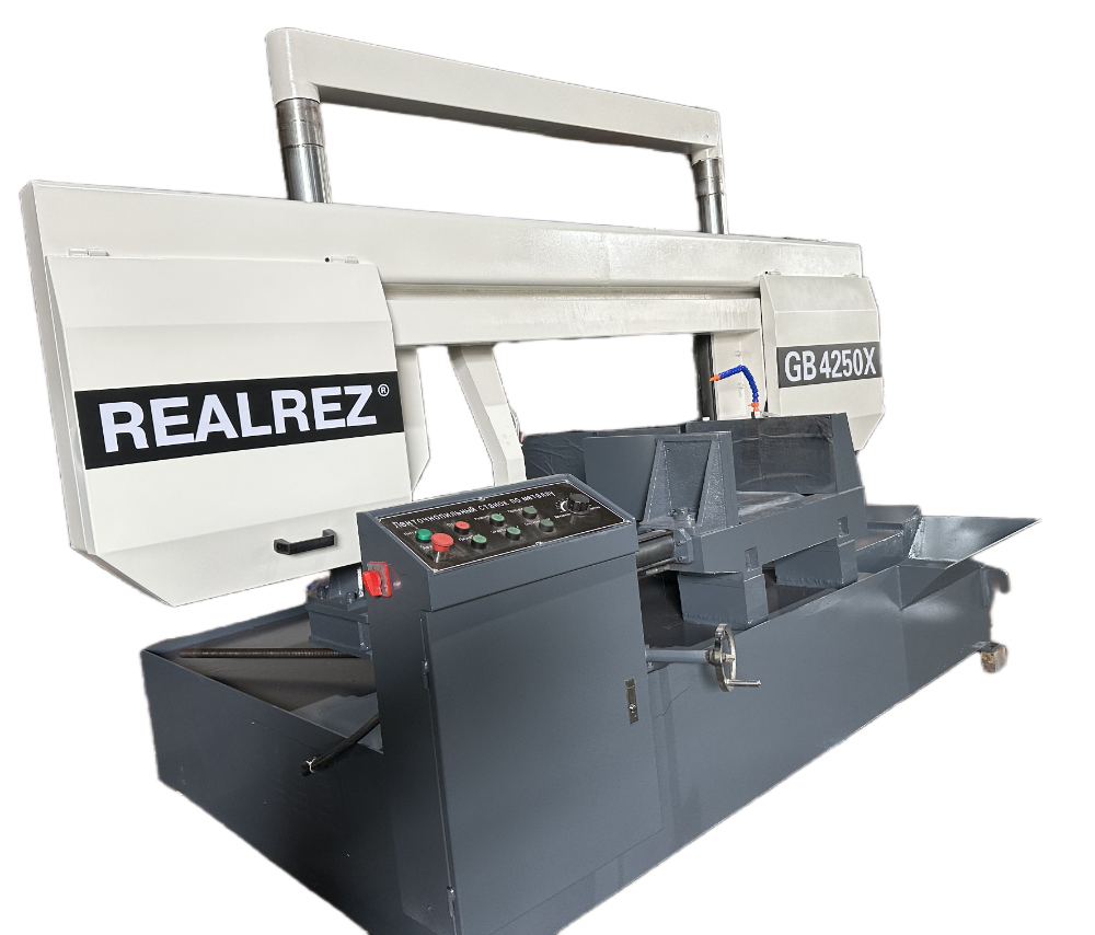 СТАНОК ЛЕНТОЧНОПИЛЬНЫЙ ПОЛУАВТОМАТИЧЕСКИЙ REALREZ GB4250X