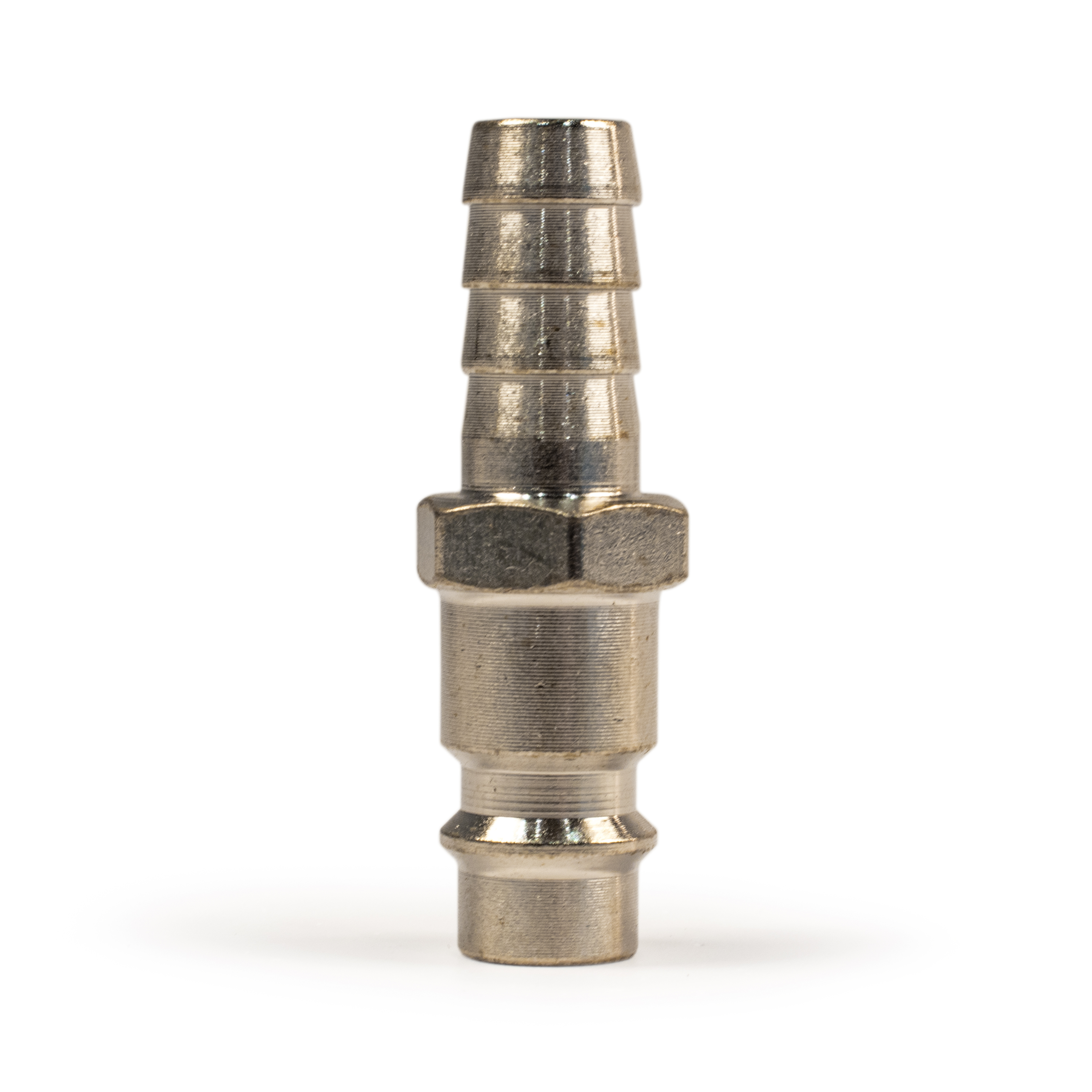 Штуцер папа ёлка d.10мм M, никелированная сталь, 50шт