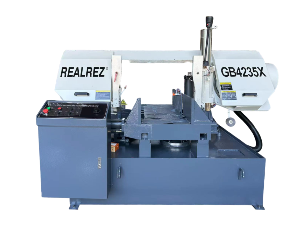 Станок ленточнопильный полуавтоматический REALREZ GB4235X