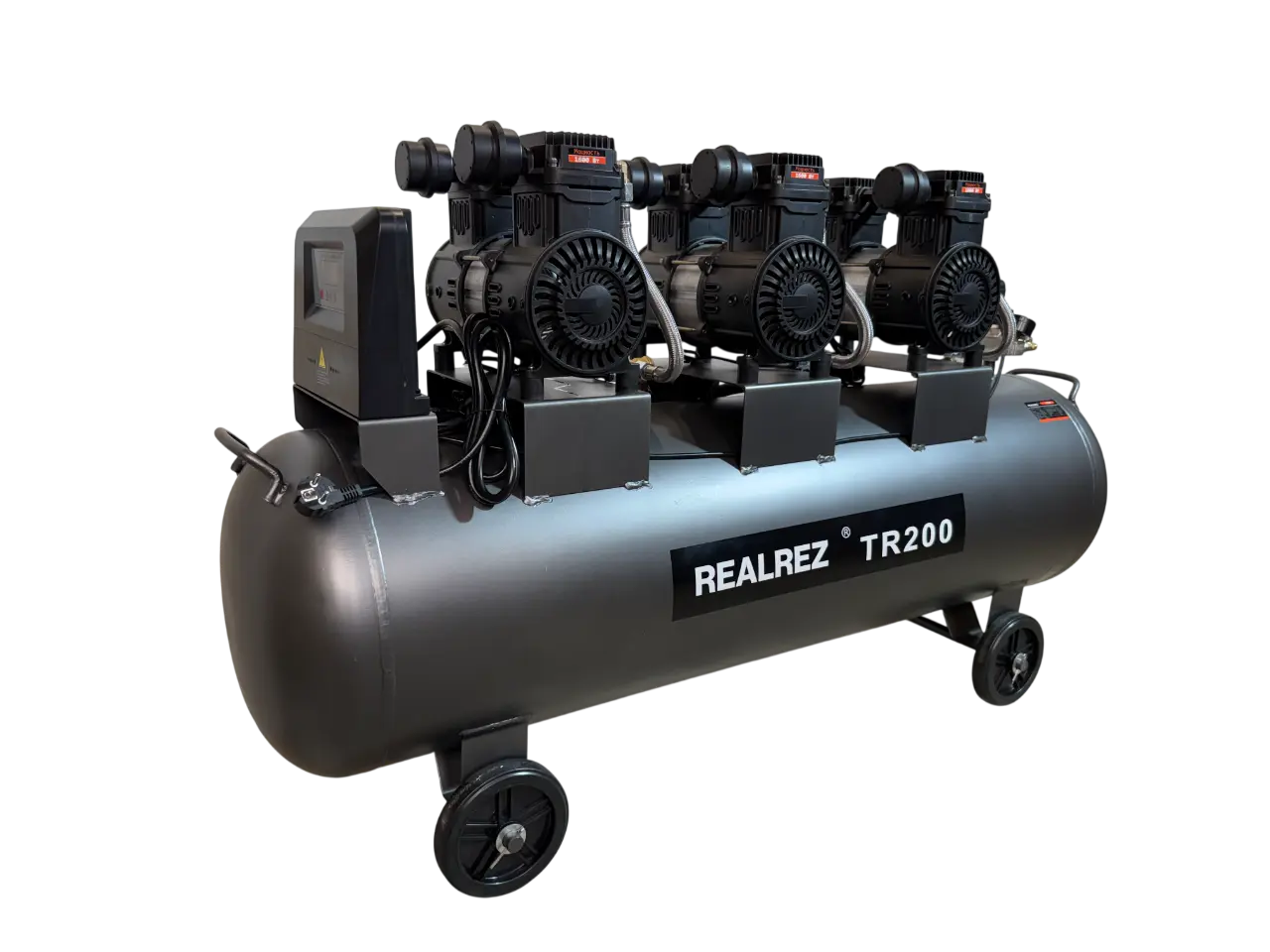 Безмасляный компрессор REALREZ TR-200