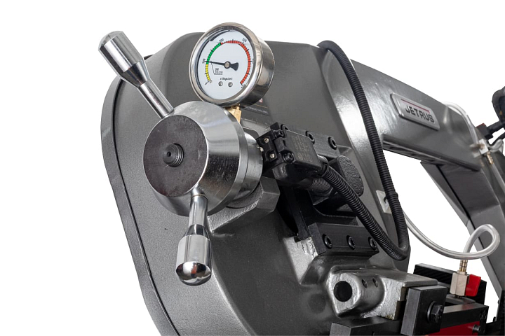 JET MBS-1012DASP Полуавтоматический ленточнопильный станок по металлу (JET Дисконт) - (Демозал Москва)