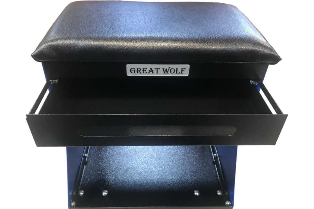 Подкатной ремонтный стул GWT-B1 Great Wolf (синий)