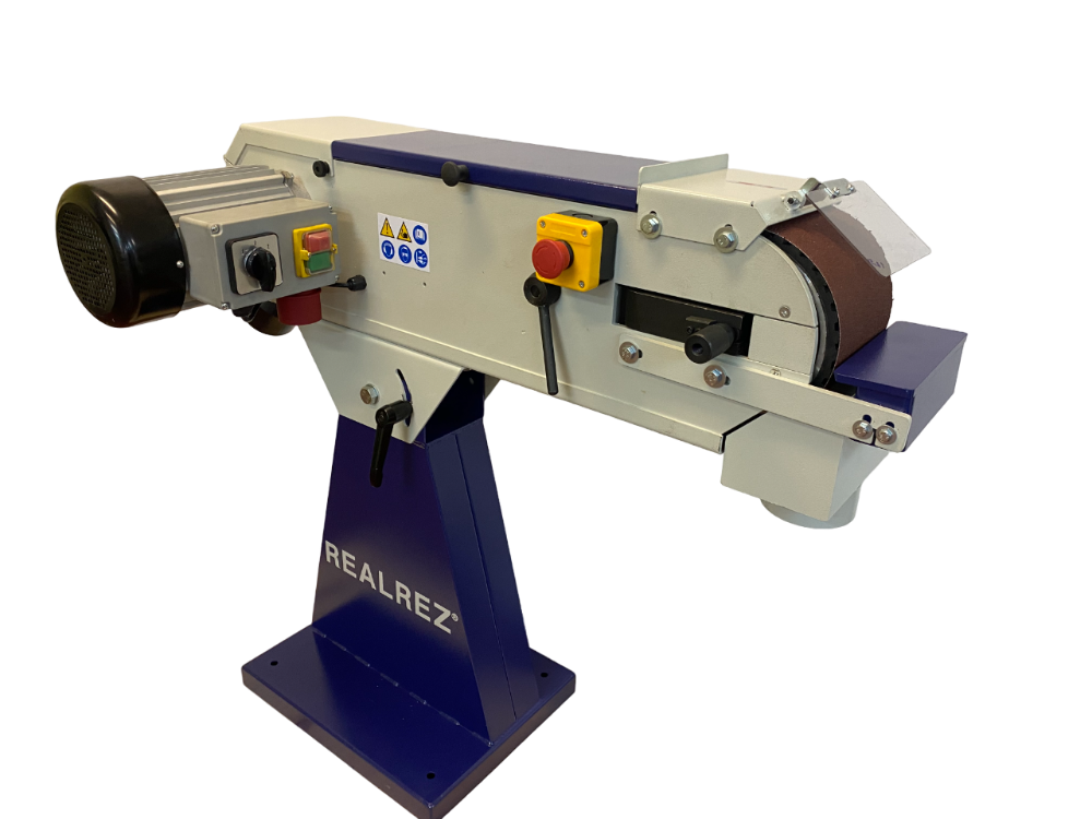 Ленточный шлифовальный станок REALREZ B1-S6D (400V)