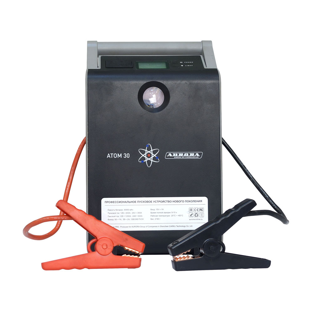 Профессиональное пусковое устройство нового поколения AURORA ATOM 30 (12/24В)