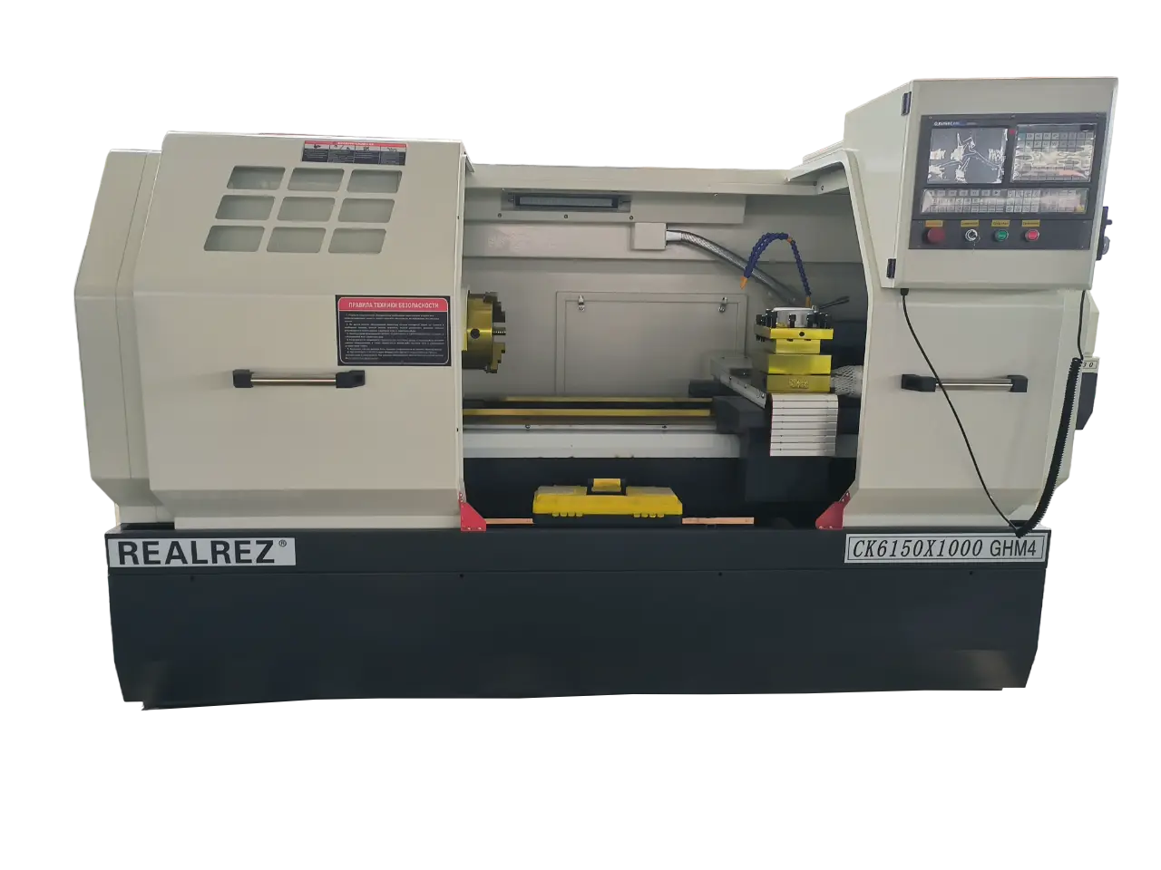 Токарный станок с ЧПУ REALREZ CK 6150х1000 GHM4 (утяжеленная станина)