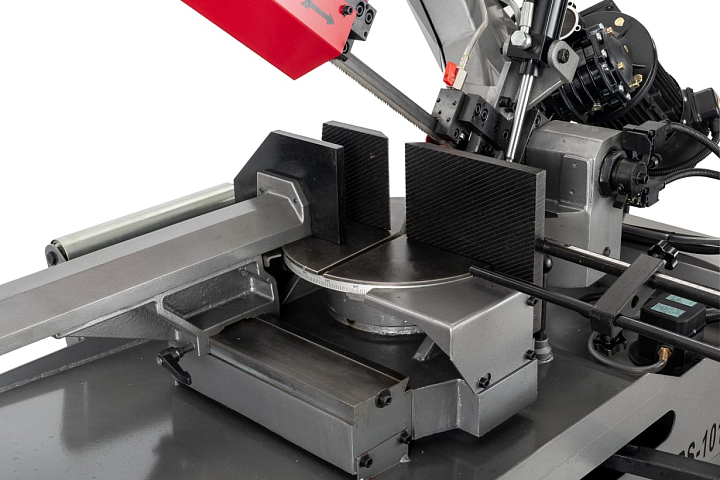 JET MBS-1012DASP Полуавтоматический ленточнопильный станок по металлу (JET Дисконт) - (Демозал Москва)