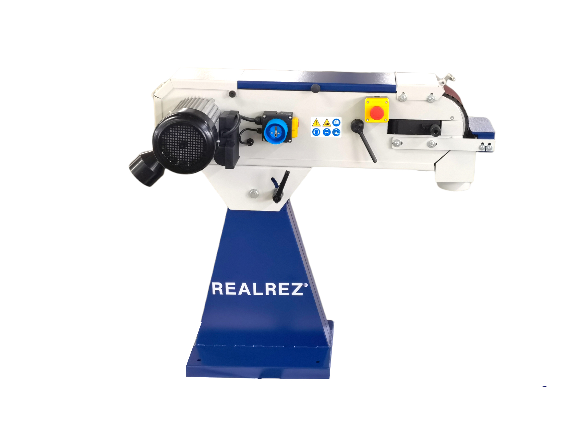 Ленточный шлифовальный станок REALREZ B1-S6 150х2000мм (230V)