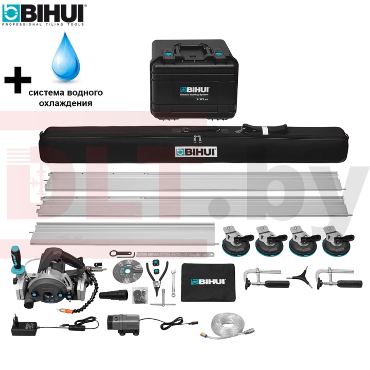 Электрический плиткорез для крупноформатной плитки BIHUI (рез до 3.2м), 5 поколение + водяное охлаждение, арт.LFEC5MR water (LFRS5+LFEC5+LFEC5-CP)