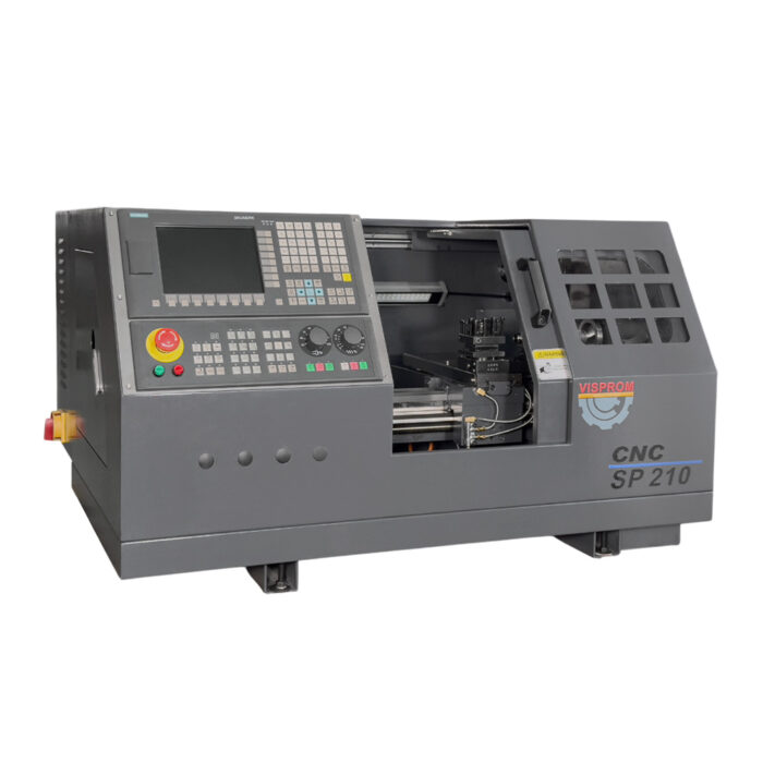 SP210 CNC Токарный станок с ЧПУ с горизонтальной станиной