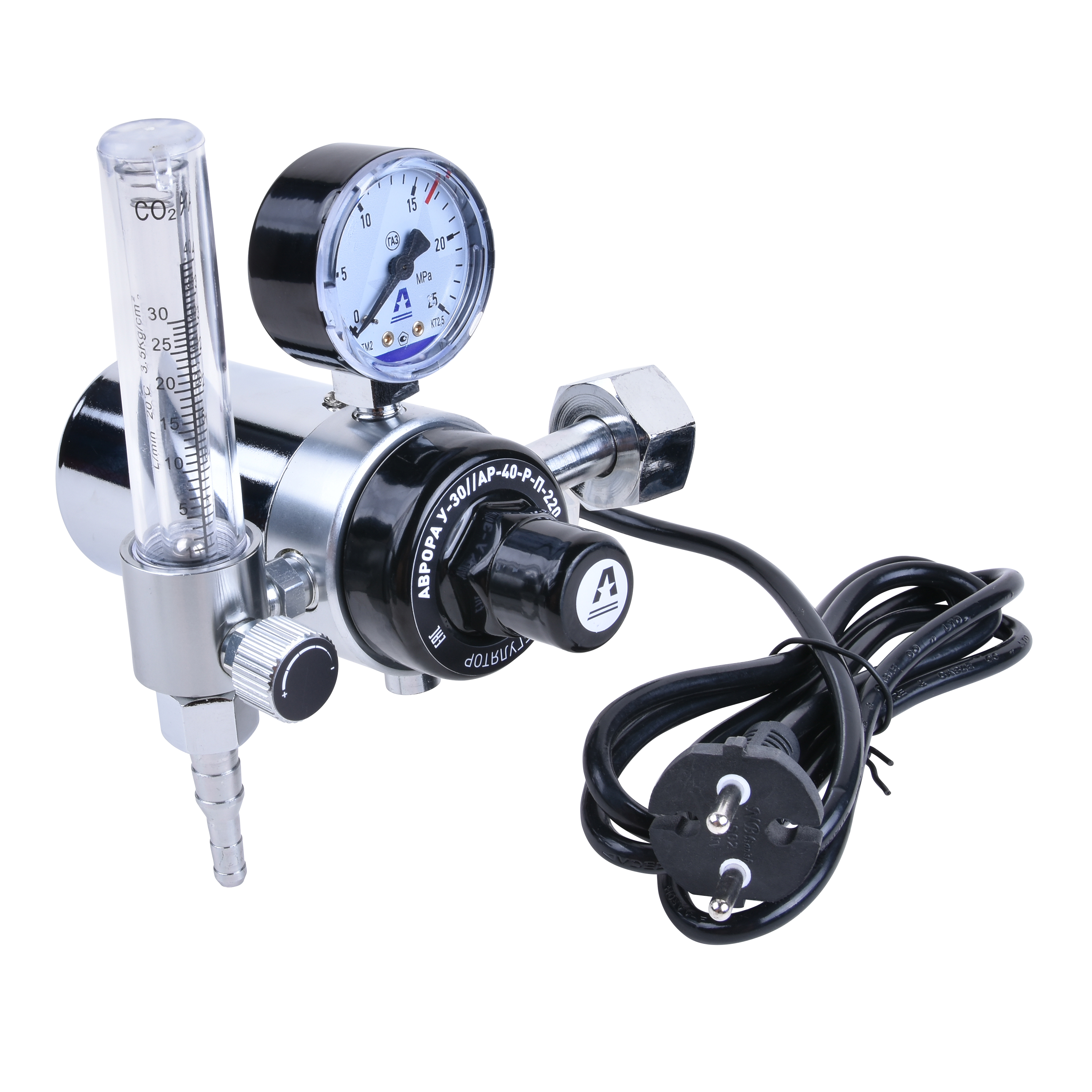 Регулятор расхода газа АВРОРА У-30/АР-40-Р-П-220 Al