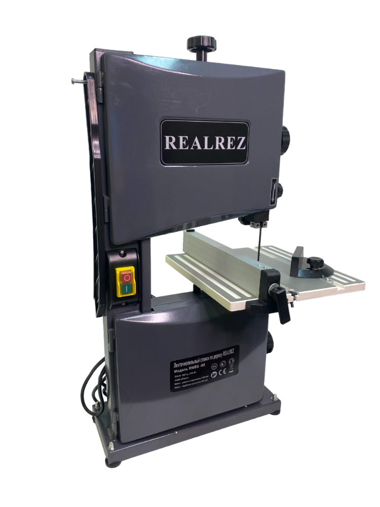 Ленточнопильный станок по дереву REALREZ RWBS 80-350W