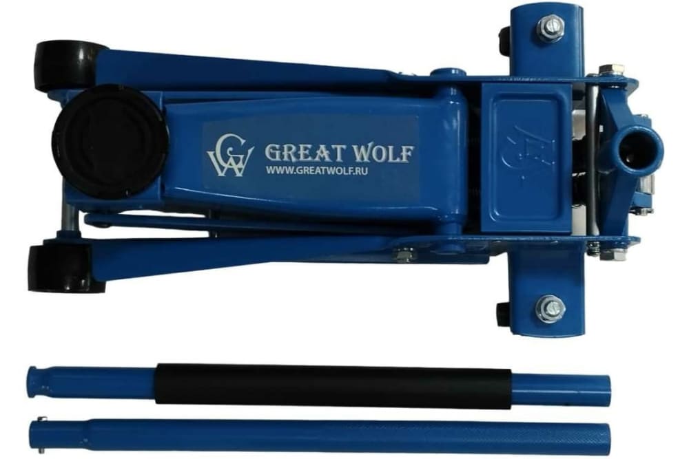 Подкатной домкрат 3т GW-030 Great Wolf гидравлический, 133-465 мм