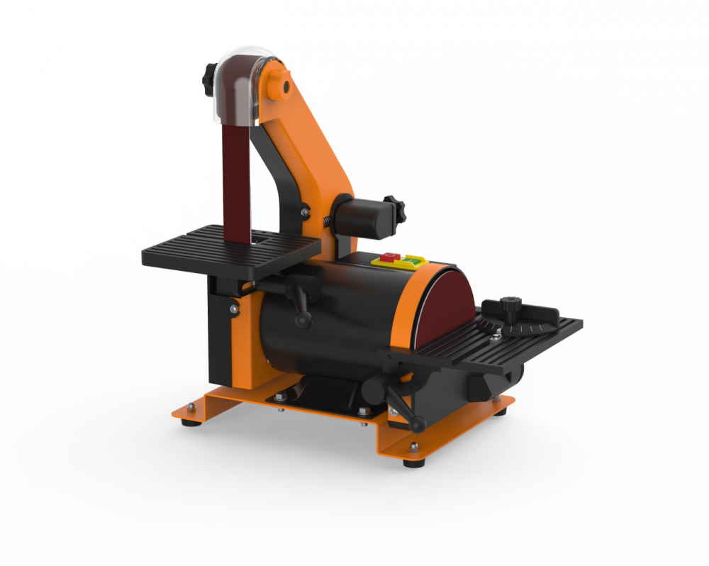 Ленточно-дисковый шлифовальный станок REALREZ RBD2 25/125, 250W