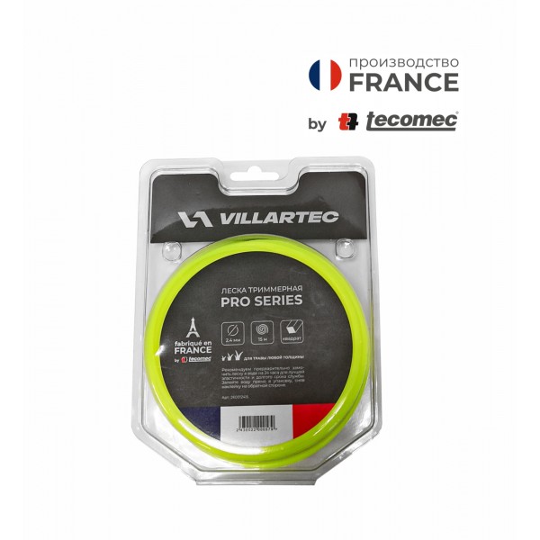 Villartec pro (by tecomec)  VILLARTEC Леска триммерная круглая 2.0мм х 15м