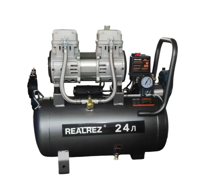 Безмасляный компрессор REALREZ TR-24