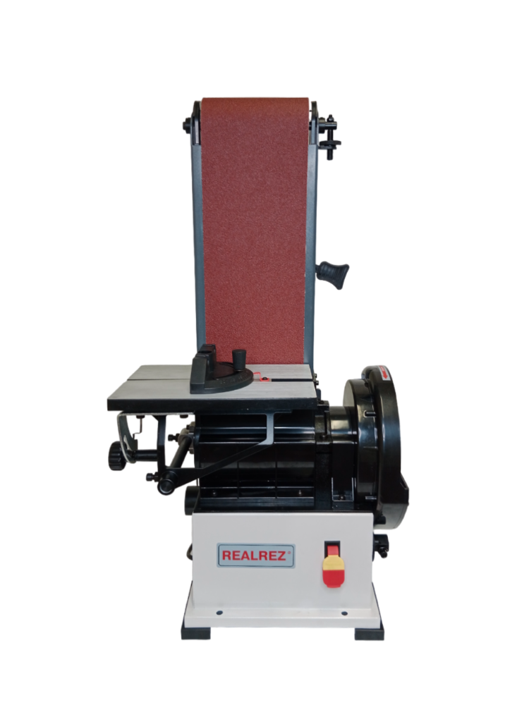 Ленточно-дисковый шлифовальный станок REALREZ RBDX69 152/228, 800W