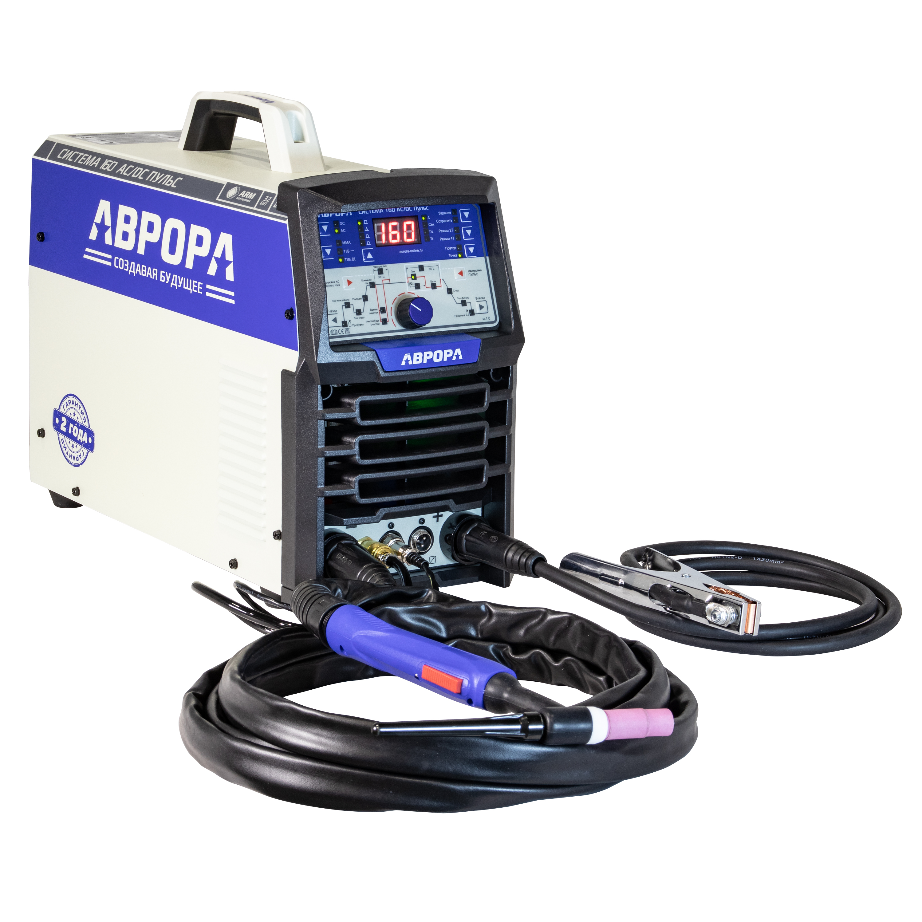 Аппарат аргонодуговой сварки АВРОРА Система 160 AC/DC ПУЛЬС